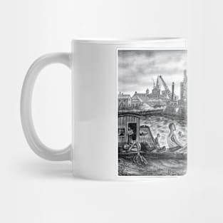 Bathers On The Harlem River, New York City 1939 Saul Kovner Mug